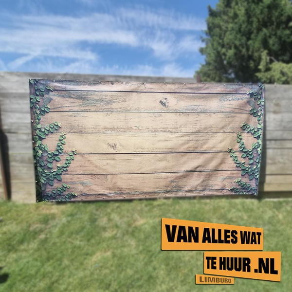 Hout decoratiezeil met klimop - Afbeelding 2