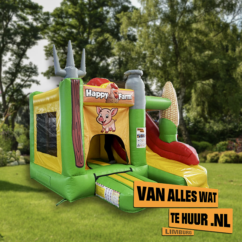 Springkussen Boerderij (Middel) Nieuw in 2026!