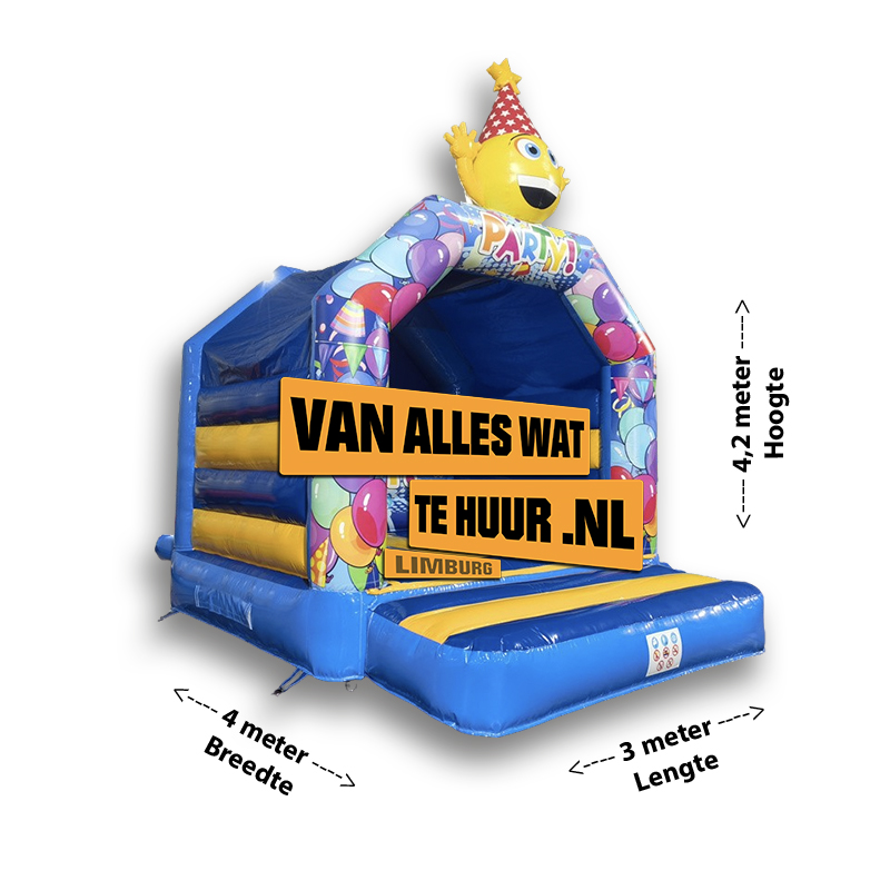 Springkussen Party (Groot) Nieuw in 2026! - Afbeelding 2