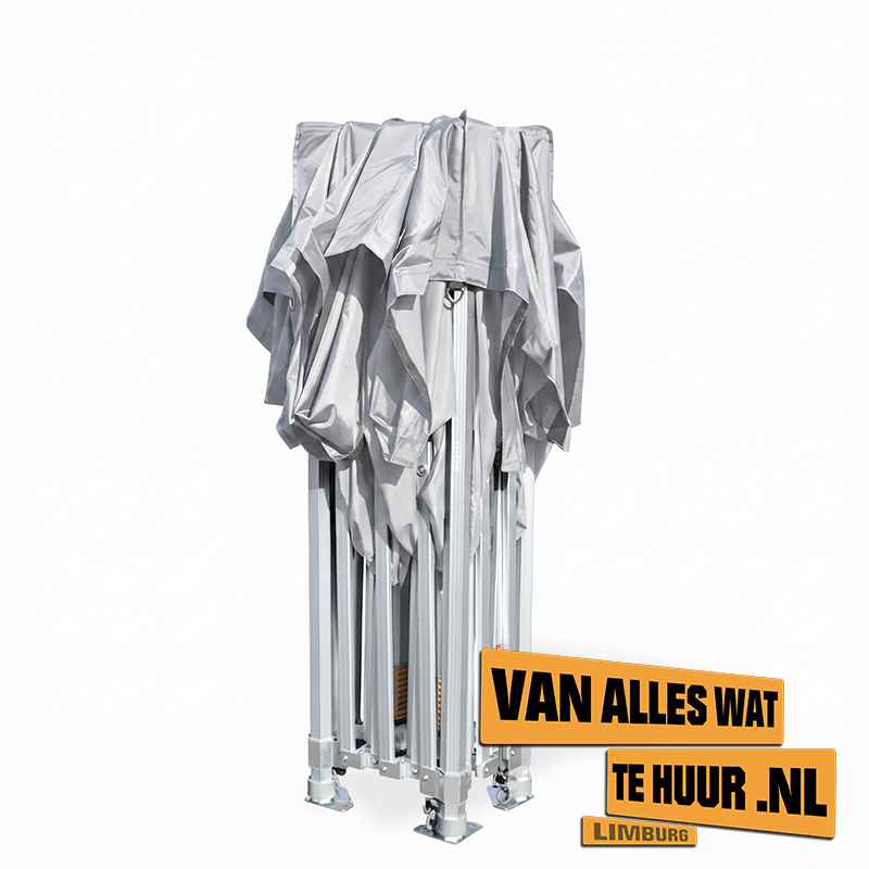 Feesttent Wit/Grijs 3×3m (meerdere te huur) - Afbeelding 2